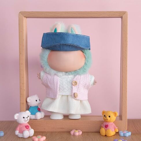 Doll Clothes Set for 17cm Dolls, 6 Fashion Outfits Multicolor Collection, Fits 6.7 Inch Mini Dolls (No Doll) in Saudi Arabia
