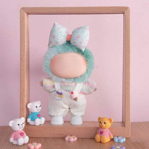 Doll Clothes Set for 17cm Dolls, 6 Fashion Outfits Multicolor Collection, Fits 6.7 Inch Mini Dolls (No Doll) in Saudi Arabia
