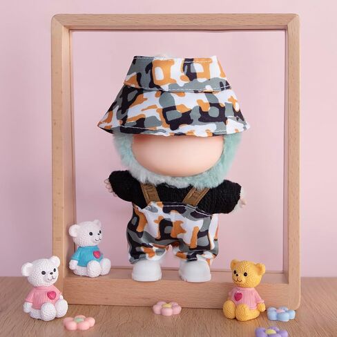 Doll Clothes Set for 17cm Dolls, 6 Fashion Outfits Multicolor Collection, Fits 6.7 Inch Mini Dolls (No Doll) in Saudi Arabia