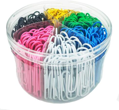 Colorful Paper Clips 300pcs 2inch Large Paperclips for Home Office School Paperwork and Document Organizing in Saudi Arabia