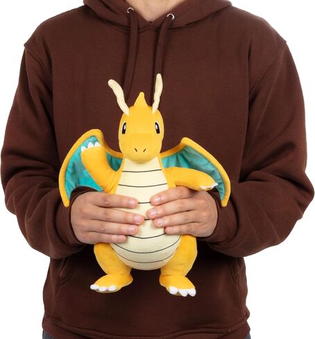 Pokémon 12" Dragonite Plush - Officially Licensed - Generation 1 Dratini & Dragonair Evolution - Authentic Soft Stuffed Animal Toy Figure - Christmas Stocking Stuffer Gift for Kids, Boys, Girls - 2+ in Saudi Arabia