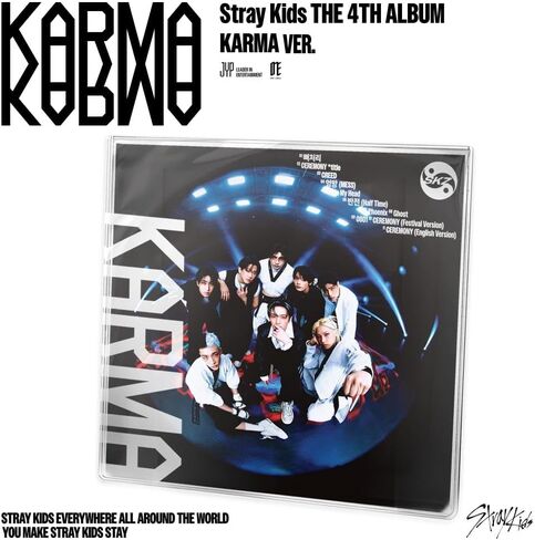 ألبوم Stray Kids الرابع الكامل [Karma] إصدار Karma Limited (P.O.B Poster) in Kuwait