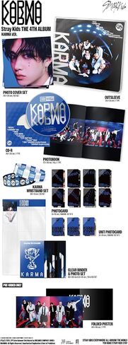 ألبوم Stray Kids الرابع الكامل [Karma] إصدار Karma Limited (P.O.B Poster) in Kuwait