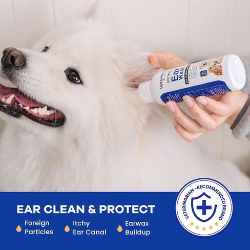 Ear Wash 150ml/5 fl.oz for Dogs, Cats and Livestock Ear Clean and Protect 1 Bottle in Kuwait