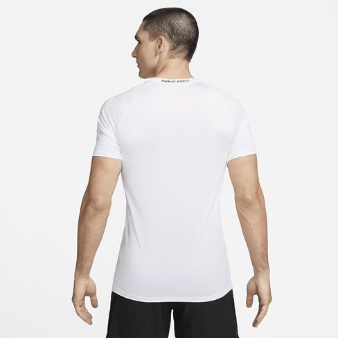 Nike Pro Men's Dri-FIT Slim Short-Sleeve Top (Smoke Grey/Black) Size XL in Saudi Arabia