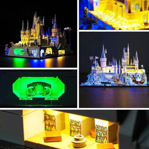 LED Lighting Compatible with Lego Hogwarts Castle and Grounds 76419, Light Kit Compatible with Lego 76419, Giving Light to Model, NOT Included The Model Set（New Standard Version） in Saudi Arabia