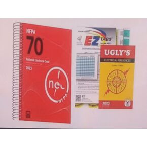 2023 Book Code NFPA70 + 2023 Ugly's Electrical Ref. Spiral + 2023 EZ Tab. in Kuwait