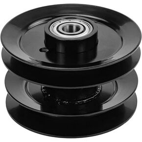 #US Parts 42 Inch Deck Double Pulley for White ZTT-1850 LT-1855 LT-1650 with Bearings Spacer Clip (fantparts#96251059) in Kuwait