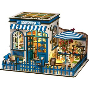 Book Nook Kit, DIY Miniature House Kit for Adults and Teens, 3D Wooden Puzzle Booknook Tiny House Bookshelf Decor, Holiday Craft Gift for Friends, Family(Japanese Courtyard) in Kuwait