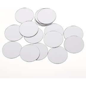 50 pcs صغير مستدير المرايا الحرفية مرايا الحرف مرايا البلاط البلاط mini أكريليك مرآة البلاط 1 بوصة البلاط مرآة الفسيفس in Kuwait
