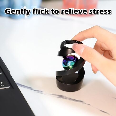 لعبة مكتب الكرة الحركية ، لعبة مكتب الغزل الحركية ، ألعاب تململ المكتب للمكتب للبالغين (أسود) in Kuwait