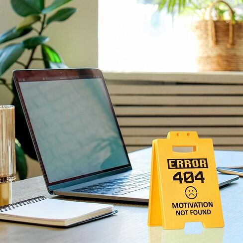 AceTrills Funny Office Desk Decor for Women Men - Do Not Disturb Genius at Work Sign, Cubicle Decor, Gag Gifts for Coworker Boss Teacher, Employee 6.3"L × 3.9"W in Kuwait