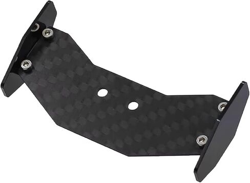 RC Car Accessories متوافقة مع LOSI Micro-B 1/24 RC للسيارات عربات التي تجرها الدواب ترقية أجزاء إكسسوارات الألياف الكربونية نمط الجناح المفسد #58737 in Saudi Arabia