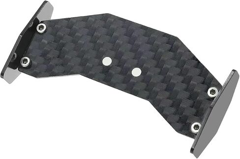 RC Car Accessories متوافقة مع LOSI Micro-B 1/24 RC للسيارات عربات التي تجرها الدواب ترقية أجزاء إكسسوارات الألياف الكربونية نمط الجناح المفسد #58737 in Saudi Arabia