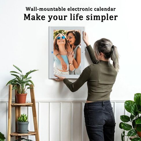 15.6"Digital Calendar & Chore Chart,1080P Full HD WiFi Smart Touchscreen Interactive Display for Family Schedules and Meal Planning,32G AI Picture Frames Function Include Desk Stand & Wall Mountable in Saudi Arabia
