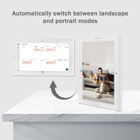 15.6"Digital Calendar & Chore Chart,1080P Full HD WiFi Smart Touchscreen Interactive Display for Family Schedules and Meal Planning,32G AI Picture Frames Function Include Desk Stand & Wall Mountable in Saudi Arabia