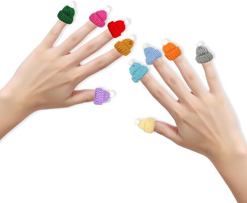 pson 28Pcs Mini Knitting Hats, Tiny Doll Hats for Christmas Tree Ornaments, DIY Crafts, Hair Accessories, Holiday Decorations(Assorted Colors) in Kuwait