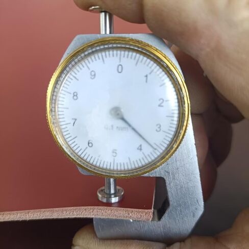 Vegetable Tanned Leather Sheets, 3-4mm Thick Leather, Top Cowhide for Tooling and Carving, Multiple Colors (Paint Brown 8 x 12 inches) in Kuwait