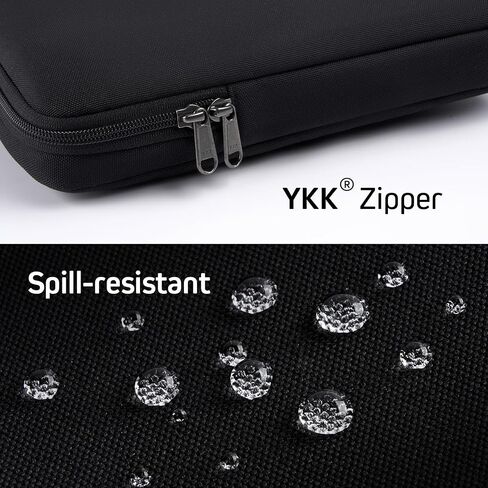 Laptop Case 13.3 inch,13-13.3 inch Shockproof Protective Laptop Sleeve Compatible with MacBook Air 13 13.6 M4 M3 M2 M1/Pro 13/Pro 14,HP Dell ASUS Lenovo,Carrying Computer Bag with Pocket,Black in Saudi Arabia