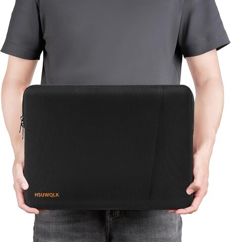 Laptop Case 13.3 inch,13-13.3 inch Shockproof Protective Laptop Sleeve Compatible with MacBook Air 13 13.6 M4 M3 M2 M1/Pro 13/Pro 14,HP Dell ASUS Lenovo,Carrying Computer Bag with Pocket,Black in Saudi Arabia