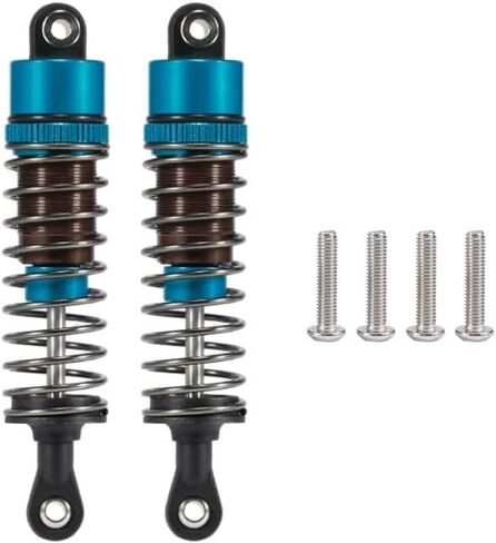 Rc Shocks Oil Filled,2PCS 52mm-120mm Oil Leakproof For 1/10 RC Buggy Truggy On Road Touring Drift Cars Monster Trucks Upgrade Parts (2pcs 85mm red) in Saudi Arabia