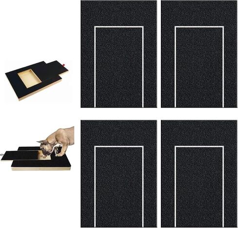 4 PCS Premier Selfive Sandpaper 35x25 سم ، 80 حبة-ورقة صنفرة بديلة للوحة خدش الكلب مع صندوق علاج in Saudi Arabia