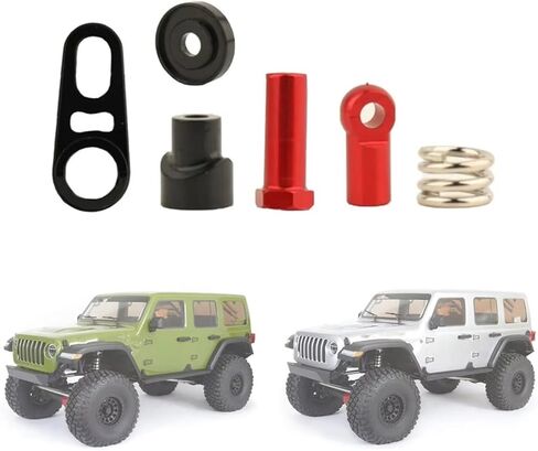Compatible with Axial for SCX6 1/6 RC Crawler Car Upgrades Parts Accessories Metal 2-Speed Servo Saver Set AXI252025 for Black RC Car Accessories Spare in Saudi Arabia