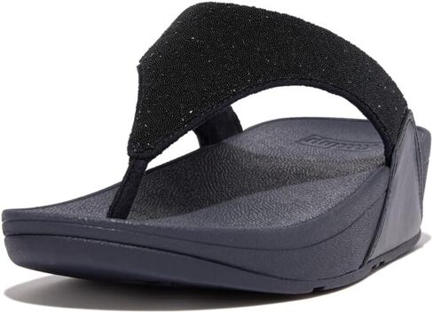 FitFlop Women's Lulu Opul-Trim Leather Toe-Post Sandals Stone Beige 8 in Saudi Arabia