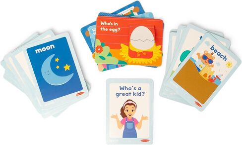 Melissa & Doug® Ms. Rachel ™ First Words Firstcards Sensory Preschool Learning Toy for Boys ، Girls - FSC Certified in Saudi Arabia
