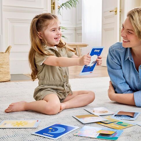 Melissa & Doug® Ms. Rachel ™ First Words Firstcards Sensory Preschool Learning Toy for Boys ، Girls - FSC Certified in Saudi Arabia