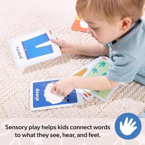 Melissa & Doug® Ms. Rachel ™ First Words Firstcards Sensory Preschool Learning Toy for Boys ، Girls - FSC Certified in Saudi Arabia