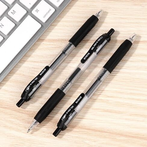 EYEYE G-103 Retractable Gel Pens 0.7mm, 25 Pack 0.7 mm Blue Ink Medium Point Ballpoint Pen Quick Drying, Pen Fine Point Smooth Writing Pens for for Office School Supplies in Kuwait