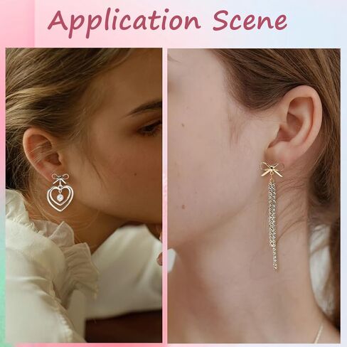 Sunnyclue 1 Box 50pcs REAL 18K Gold Plated + Platinum Platinum Plated Powknot Posts with Loop 20pcs ear Buds with 30pcs blastic ear duts rering studs for jewerry make accessories diy crafts in Saudi Arabia