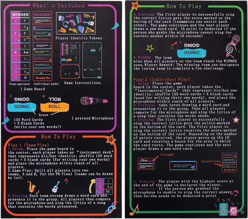 Mity rain Music Party Games - Fast-Paced Music Trivia Card Games for 2-10 Players | Fun Family Games & Adult Card Games with Lyrics ChallengePerfect for Game Night & Music Lovers! in Saudi Arabia