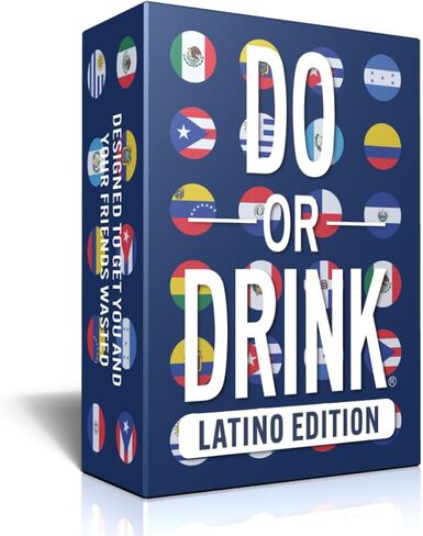 Do أو اشرب Latino Edition - لعبة شرب الكبار من أجل اللاتينيين - ألعاب الحفلات الممتعة للبالغين مع 250 بطاقة - رائعة في لعبة Game Night و Pre Games و Carnitas Sundays وبعد الحفلات والشواء in Kuwait