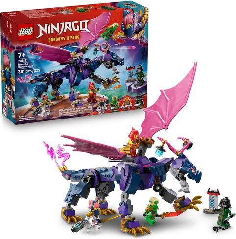 LEGO NINJAGO Rontu The Master Dragon Building Toy - Dragons Rising Model Building Kit for Boys & Girls, Ages 7+ - Kids Toy W/ 4 Ninja Minifigures & Dragon Figurine - Gift Idea for Birthdays - 71842 in Saudi Arabia