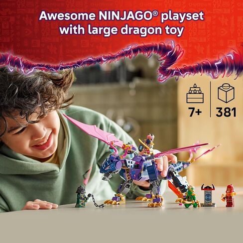 LEGO NINJAGO Rontu The Master Dragon Building Toy - Dragons Rising Model Building Kit for Boys & Girls, Ages 7+ - Kids Toy W/ 4 Ninja Minifigures & Dragon Figurine - Gift Idea for Birthdays - 71842 in Saudi Arabia