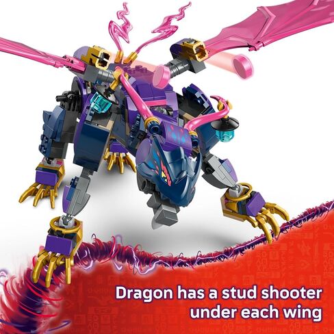 LEGO NINJAGO Rontu The Master Dragon Building Toy - Dragons Rising Model Building Kit for Boys & Girls, Ages 7+ - Kids Toy W/ 4 Ninja Minifigures & Dragon Figurine - Gift Idea for Birthdays - 71842 in Saudi Arabia