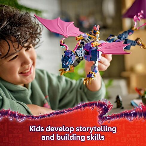 LEGO NINJAGO Rontu The Master Dragon Building Toy - Dragons Rising Model Building Kit for Boys & Girls, Ages 7+ - Kids Toy W/ 4 Ninja Minifigures & Dragon Figurine - Gift Idea for Birthdays - 71842 in Saudi Arabia