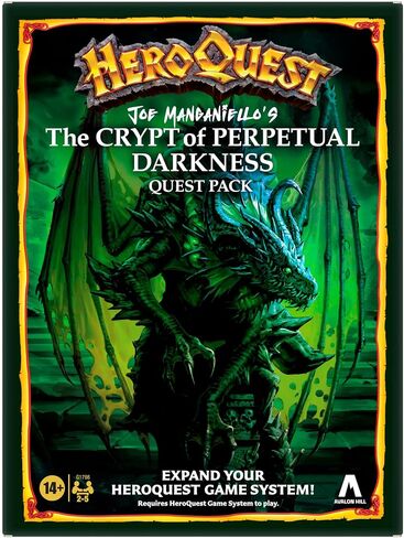 Avalon Hill HeroQuest Joe Manganiello’s The Crypt of Perpetual Darkness Quest Pack | Ages 14+ | 2 to 5 Players in Saudi Arabia