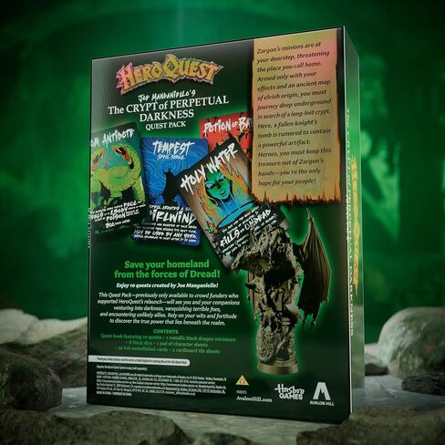 Avalon Hill HeroQuest Joe Manganiello’s The Crypt of Perpetual Darkness Quest Pack | Ages 14+ | 2 to 5 Players in Saudi Arabia