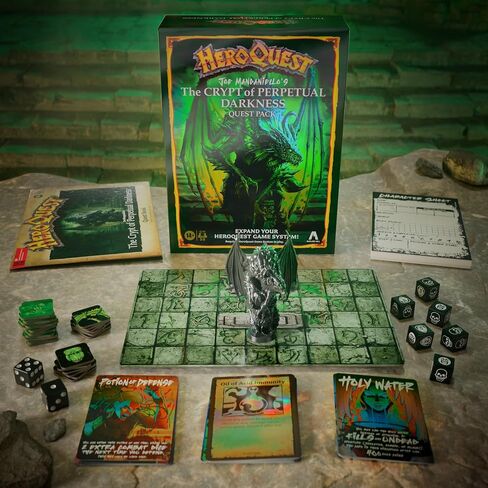 Avalon Hill HeroQuest Joe Manganiello’s The Crypt of Perpetual Darkness Quest Pack | Ages 14+ | 2 to 5 Players in Saudi Arabia