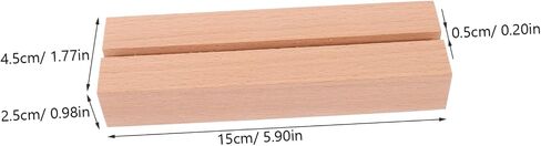 Wooden Table Number Stand Versatile Wooden Photo and Calendar Holder for Weddings Events and Office Use Slot Rustic Charm for Displaying Cards and Pictures in Saudi Arabia