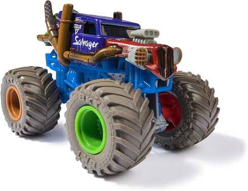 Monster Jam, Official Salvager Monster Truck, Die-Cast Vehicle, 1:64 Scale, Kids Toys for Boys Ages 3 and up in Saudi Arabia