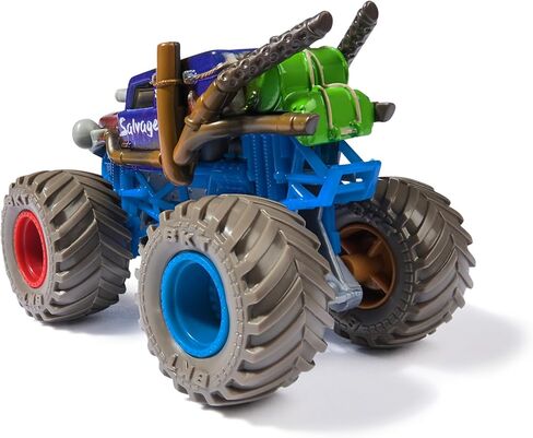 Monster Jam, Official Salvager Monster Truck, Die-Cast Vehicle, 1:64 Scale, Kids Toys for Boys Ages 3 and up in Saudi Arabia