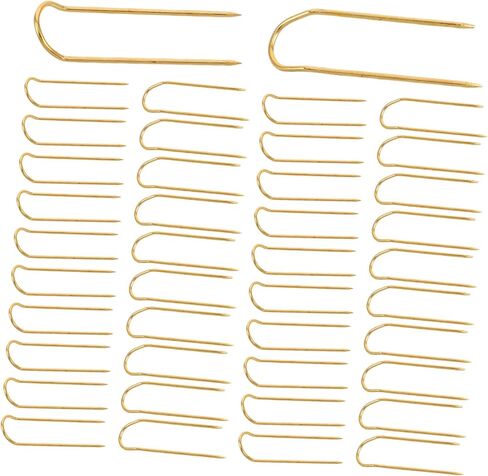 100pcs دبابيس الخياطة على شكل U مع صندوق تخزين وقائي دبابيس دبابي in Kuwait