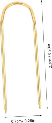 100pcs دبابيس الخياطة على شكل U مع صندوق تخزين وقائي دبابيس دبابي in Kuwait