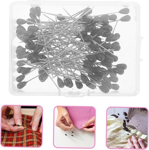Gadpiparty 100pcs Decorative Teardrop Pearl Head Pins for Sewing Quilting DIY Craft Projects for Fabric Protection for Dressmaking Corsages in Saudi Arabia