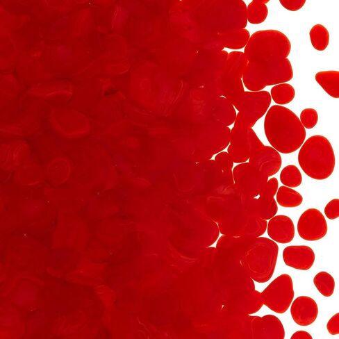 Red Glass Frit Coarse Bullseye COE 90 Fusible- 2 Ounces in Kuwait