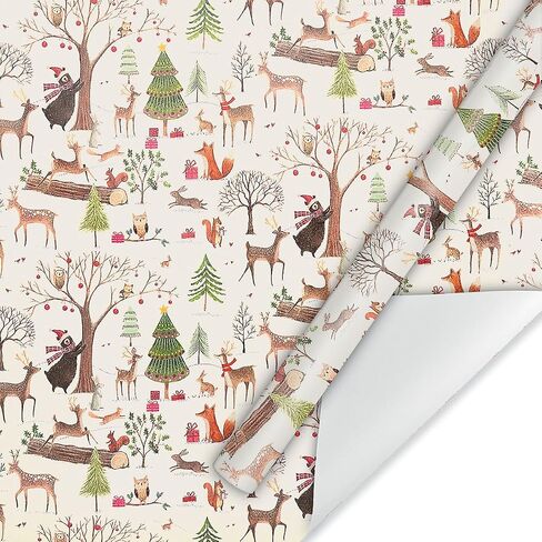 Current Holiday Horses Christmas Rolled Wrapping Paper - Premium Jumbo 23-Inch x 32-Foot Gift Wrap Roll, 61 Square Feet Total in Saudi Arabia
